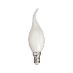 Xanlite - ampoule � filament led flamme coup de vent, culot e14, 4w cons. (40w eq. ), lumi�re blanche ...