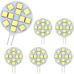 Ampoule g4 led 2w, ac / dc12 - 24v, 200lm blanc chaud 3000k, 12x 5050smd, �quivalent ampoule halog�ne ...