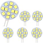 Ampoule g4 led 2w, ac / dc12 - 24v, 200lm blanc chaud 3000k, 12x 5050smd, �quivalent ampoule halog�ne ...