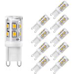 Ampoule g9 led 2w equivalente 20w 25w g9 halog�nes, ampoule led g9 blanc chaud 3000k, cri 80, 200lm, ...