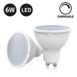 Barcelona led - ampoule led gu10 - 6w - dimmable - 120 - blanc chaud