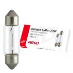 Ampoules halog�nes c10w festoon 31mm 12v 10 pcs amio - 02555