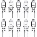 Ampoule halogene g4, ampoule g4 12v 10w, blanc chaud 2800k, 150lm, lampehalogene g4, lampe � capsule ...