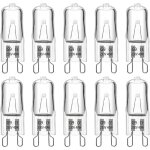 Ampoule halogene g9 40w 230v, 480lm 2700k blanc chaud dimmable, g9 ampoules capsule, pour lustres, lampes ...