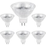 Ampoule halogene gu5. 3 35w 12v, 400lm blanc chaud 2700k dimmable, ampoule spot halog�ne mr16, pack de ...