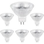Ampoule halogene gu5. 3 50w 220v, 680lm blanc chaud 2700k dimmable, ampoule spot halog�ne mr16, pack ...