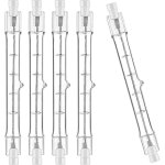 Ampoule halog�ne r7s 118 mm 100 w 220 v, intensit� variable, pour projecteurs de chantier, �clairage ...