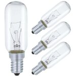 Ampoule pour hotte aspirante e14 40w, t25 230v ampoule incandescence blanc chaud 2700k dimmable, lot ...