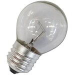 Ampoule � incandescence sph�rique transparente 60 w e27 � usage industriel uniquement