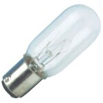 Ampoule � incandescence tubulaire � ba�onnette, 15 w