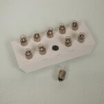 Ampoule lampe blanche ba9s 12v 2w osram 3796 pour moto scooter