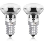 Ampoules de lampe � lave r50 e14 40w ? blanc chaud 2800k ? intensit� variable ? lot de 2 ? r�flecteur ...