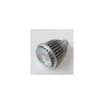 Signcomplex - ampoule led 7w blanc chaud 3000k 420lm culot gu10 230v non - dimmable coque grise smd faisceau ...