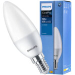 Ampoule led corepro e14 7w 6500k froid 806lm bougie philips