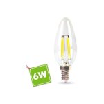 Ampoule led e14 5. 5w eq 50w filament température de couleur: blanc chaud 2700k Ampoule led e14 5. 5w eq 50w filament température de couleur: blanc chaud 2700k