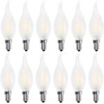 Ampoule led e14 flamme, forme de bougie, blanc chaud 2700k, 4w equivalence incandescence 40w, 400lm, ...