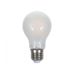 Ampoule led v - tac e27 8 w 100 lm / w a67 filament satin blanc chaud