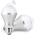 Ampoules led e27 pir d�tect de mouvement, 15w capt intelligent de lumi�re 5700k auto on / off lot de ...