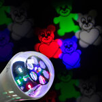 Ampoule led e27 projection motifs oursons eclairage pour enfants