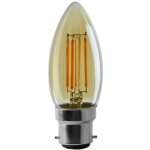 Ampoule led flamme filament dor� 4 watt (�q. 42 watt) culot b22