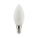 Ampoule led flamme toledo retro satin� 4, 5w 470lm e14 ? sylvania - 29536
