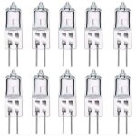 Ampoule led g4, ampoules halog�nes g4 35w 12v, blanc chaud 2800k, gradable capsule transparente 10 pi�ces ...