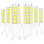 Ampoules led g9, 5w equivalent 40w halog�ne lampe blanc 6000k sans scintillement �conomie d'�nergie non ...