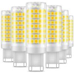 Ampoule led g9, 7w �quivalent aux ampoules halog�nes 60w, 650lm, blanc lumi�re du jour 6000k, ampoules ...