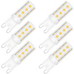 Ampoule led g9, �quivalente � une ampoule halog�ne de 40 watts, ampoule de lustre led lumi�re du jour ...