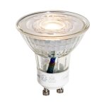 Ampoule led gu10 50mm claire 4. 9w 450 lm 3000k - luedd