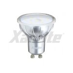 Xanlite - ampoule led gu10 smd 5. 5w 320lm (35w) 100 50mmx62mm - blanc chaud 2700k