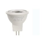 Silamp - ampoule led gu4 / mr11 3w 12v - blanc chaud 2300k - 3500k