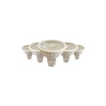 Silamp - ampoule led gu5. 3 / mr16 12v 8w smd 80� (pack de 5) - blanc chaud 2300k - 3500k