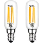 Ampoule led pour hotte de cuisine t25 e14 4w blanc chaud 2700k, 400 lumens, ampoule led tubulaire � filament ...