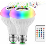 Ampoule led intelligente couleur e27 / b22, ampoule intelligente bluetooth, synchronisation de l'ampoule ...
