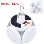 Ampoule led portable pliable � �nergie solaire, �clairage d'ext�rieur �tanche et d'urgence, avec chargeur ...