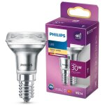 Ampoule led rflecteur r39 e14 30w blanc chaud, verre - philips