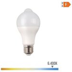 Edm - ampoule led e27 ? capteur pr�sence & cr�puscule ? 12w ? 6400k ? 1154lm ? �6x11cm