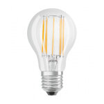 Ampoule led verre transparent standard e27, 4w, blanc froid.