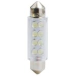 2 ampoules led navette c5w 12v 0. 72w 41mm blanc