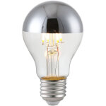 Ampoule r�fl�chissante � rev�tement semi - argent� � led sans ombre, source de lumi�re d�corative boule ...