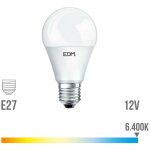 Edm - ampoule led standard 12v ac / dc e27 10w 1020lm 6400k lumi�re froide
