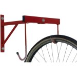 Andrys - porte - v�los mural 2 places, avec support de fixation et tube, avec vis, en acier galvanis�, ...