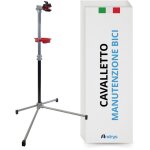 Andrys srl - andrys - support de v�los sur pied pour l'entretien, hauteur r�glable, �tau pivotant, visserie ...