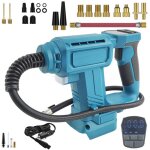 Andyou - compresseur de batterie compatible avec batterie makita 18 v, compresseur d'air sans fil, adaptateur ...