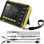 Andyou - mini oscilloscope num�rique portable avec �cran de 2, 8' 200 khz 2, 5 ms / s usb avec c�ble ...