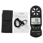 An�mom�tre num�rique, 3 - en - 1 portable mini - compteur de vent multifonctions jauge thermom�tre hygrom�tre ...