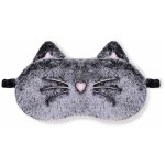 Animaux masque de sommeil femme enfant fille peluche soie 3d moelleux masque de nuit occultant mignon ...