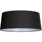 Anne lighting - abat - jour - abby - noir - textile - e27 - k2010ss