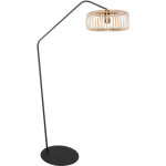 Anne lighting - lampadaire - zigzag - naturel noir - m�tal -